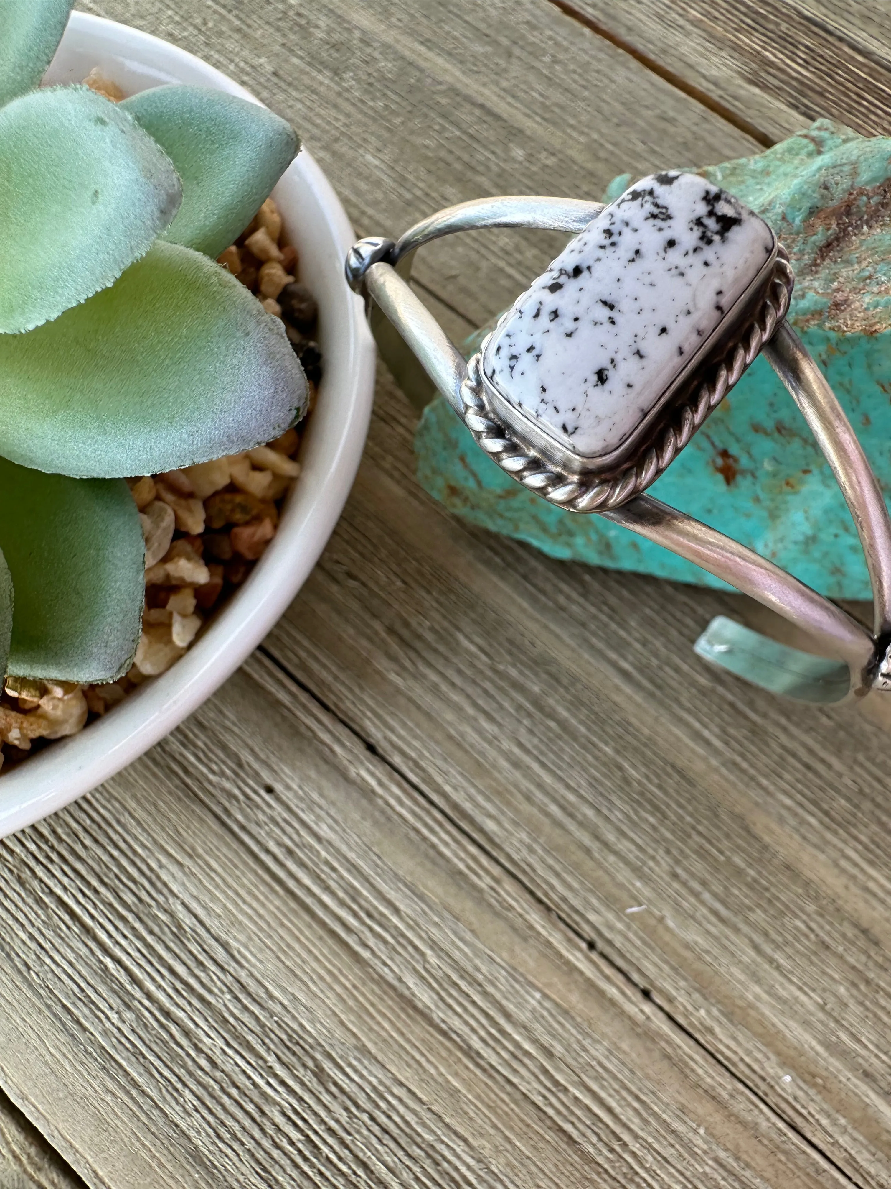White Buffalo Cuff