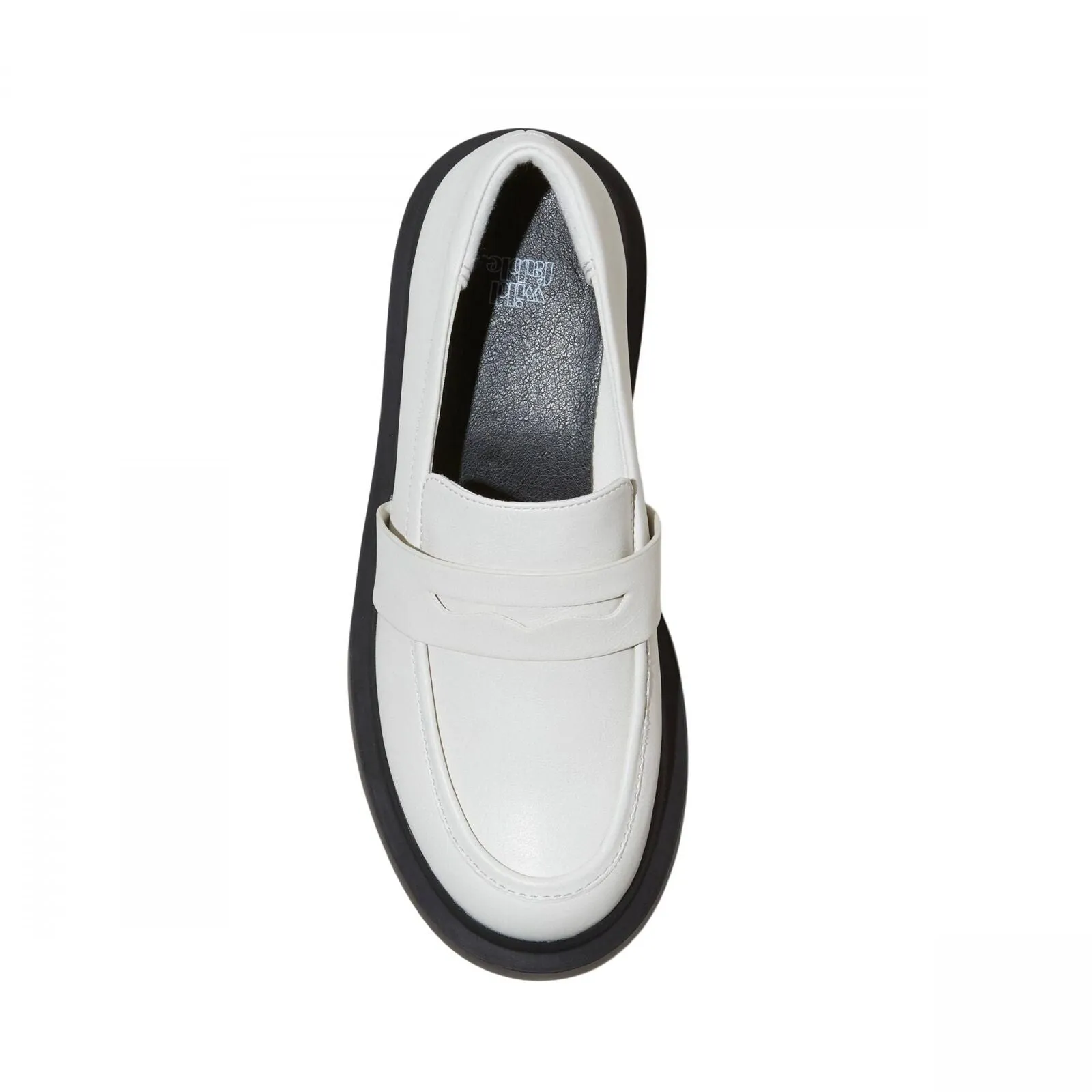 Wild Fable Womens Lacey Loafer Flats with Memory Foam Insole 87930113 White 6.5M