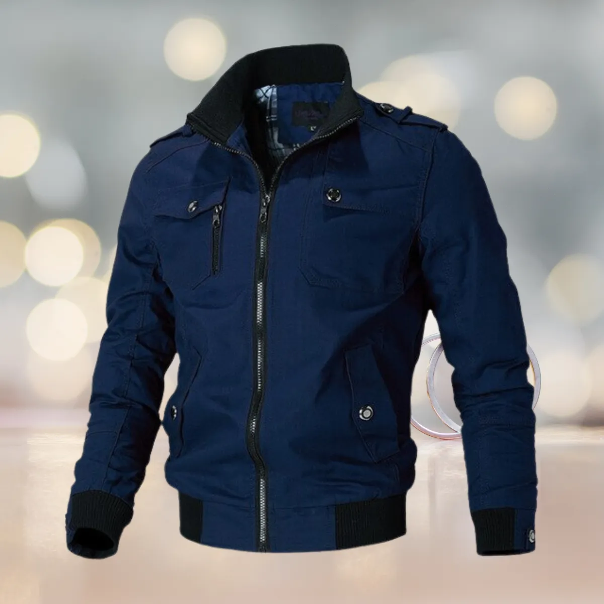 Winter-Taktik: Stilvolle Charls Militärjacke
