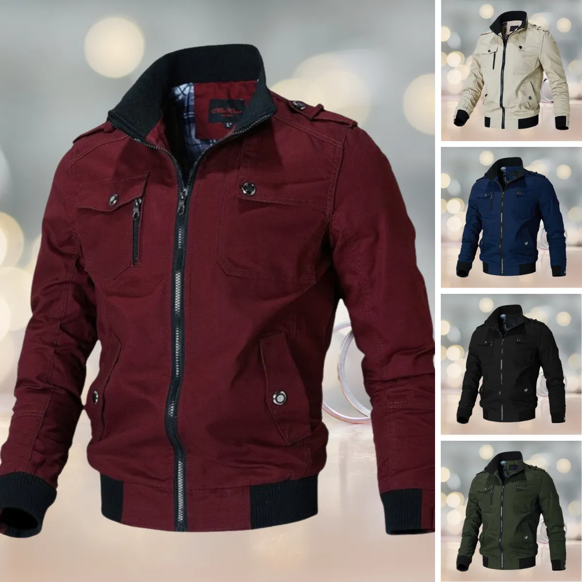 Winter-Taktik: Stilvolle Charls Militärjacke