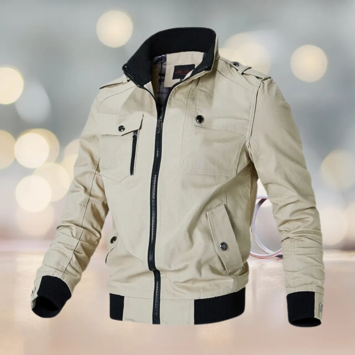 Winter-Taktik: Stilvolle Charls Militärjacke