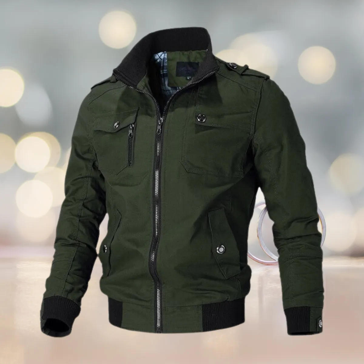 Winter-Taktik: Stilvolle Charls Militärjacke