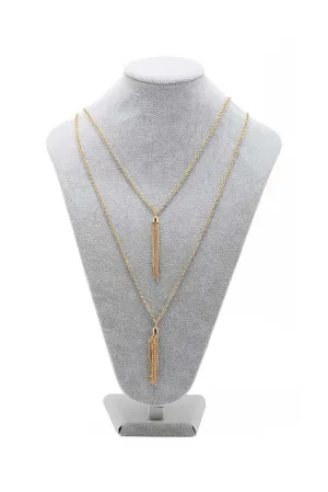 Women Gold Layered Necklace