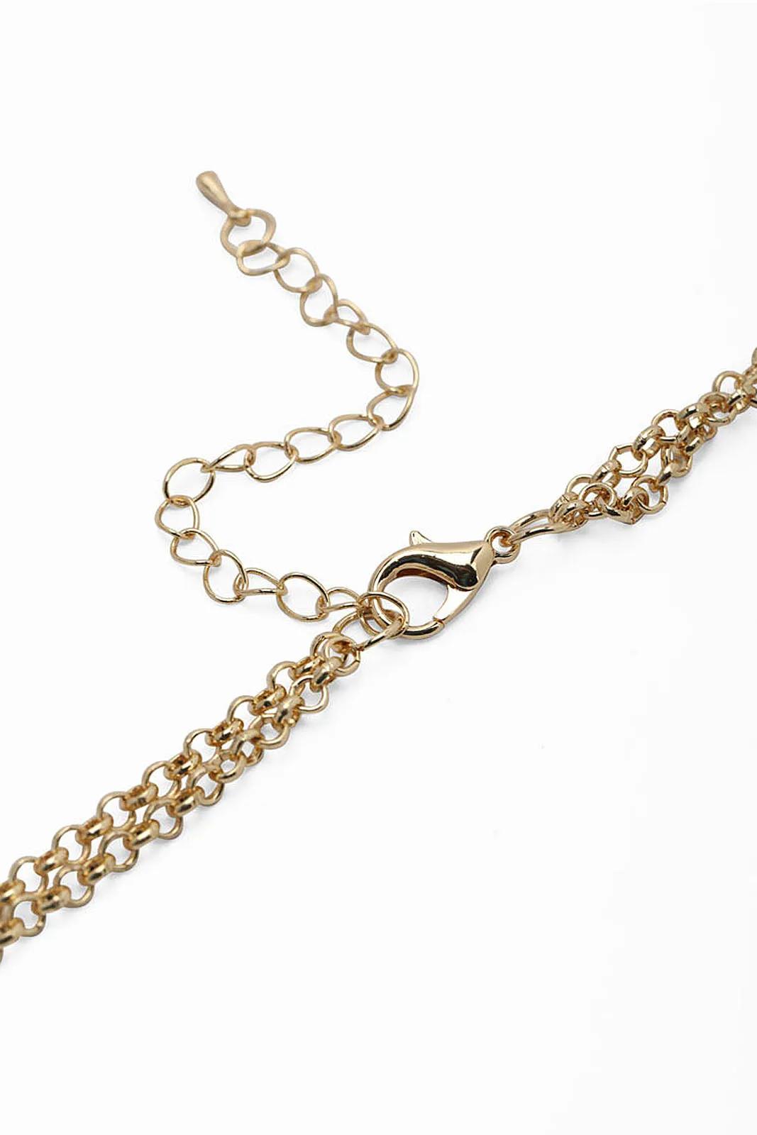 Women Gold Layered Necklace