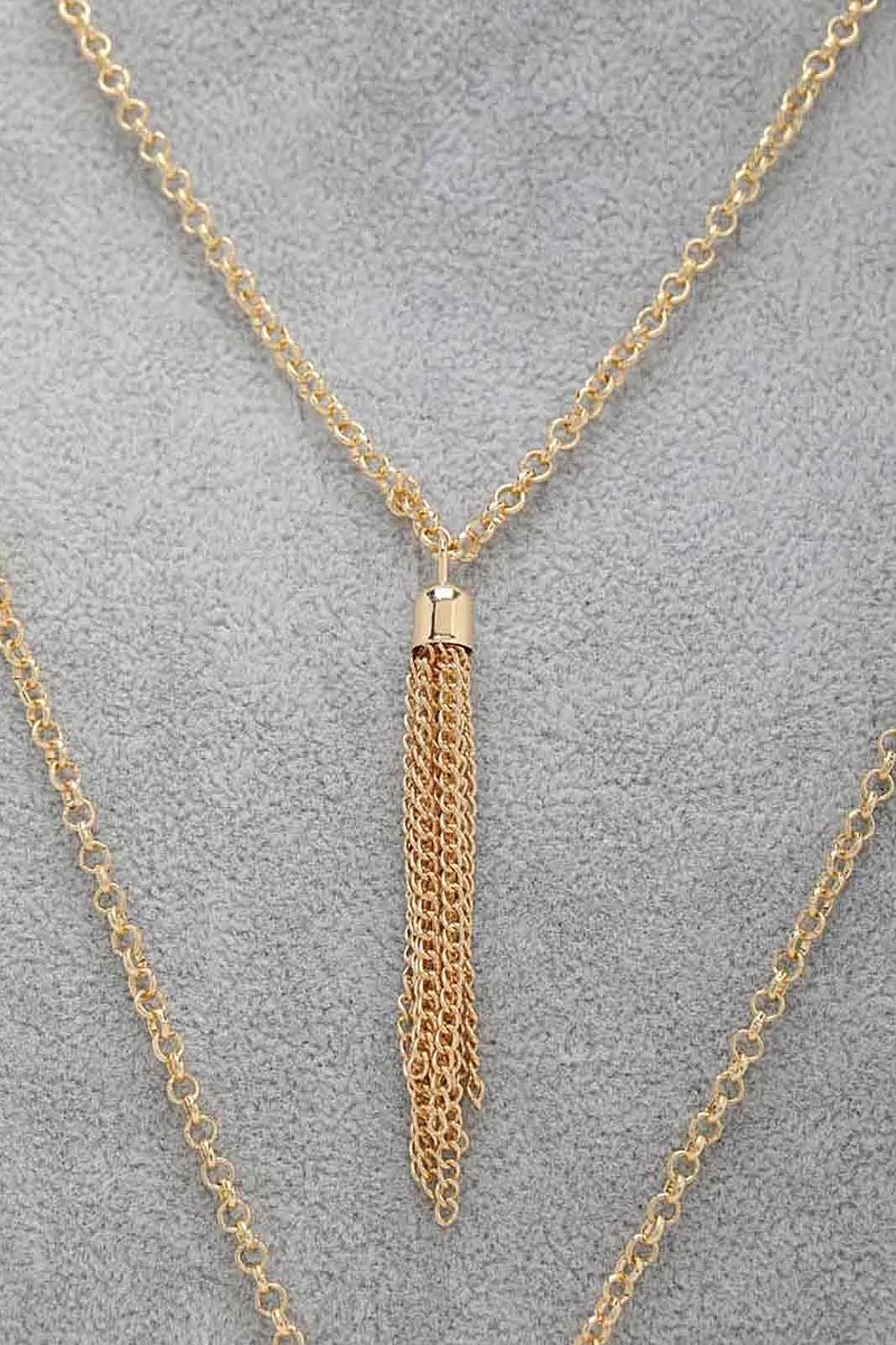 Women Gold Layered Necklace