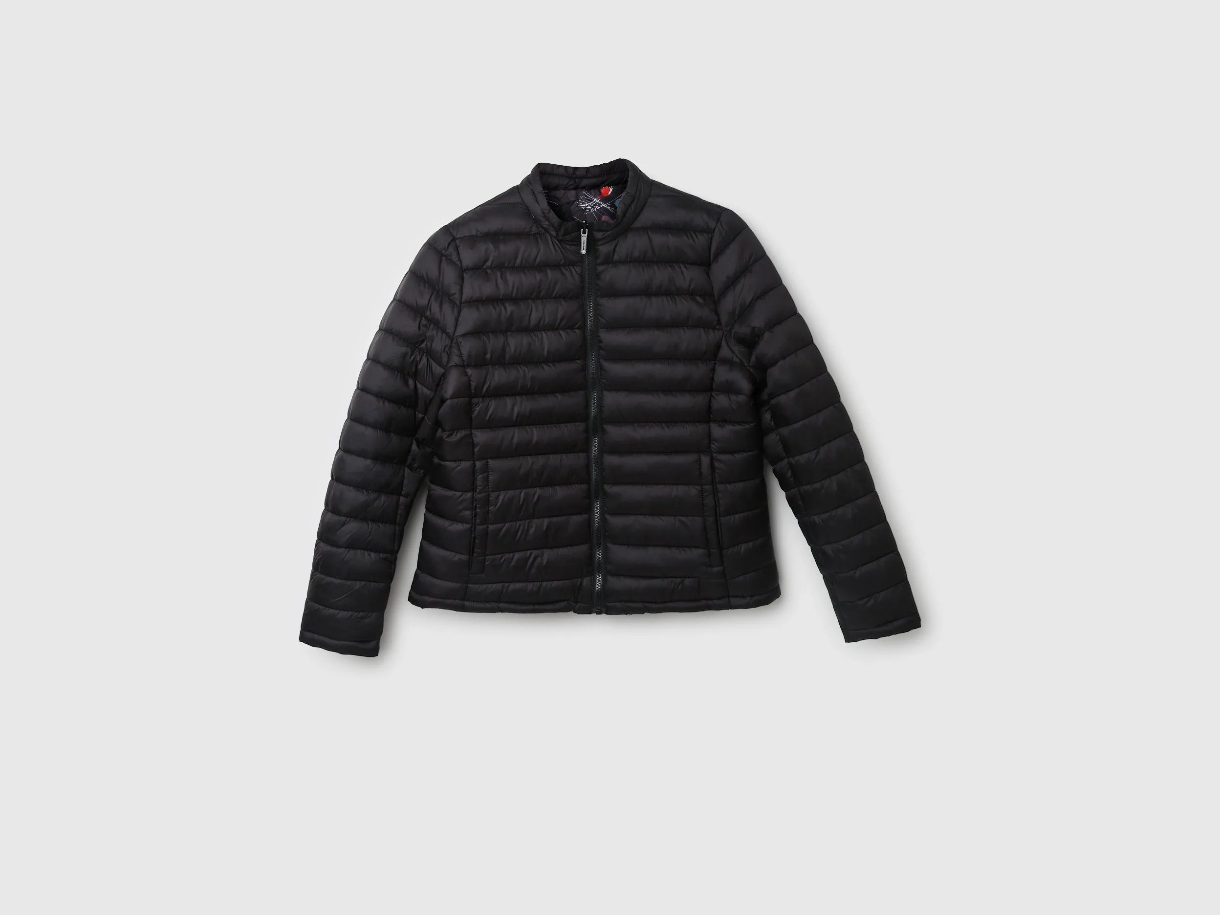 Women Quilted High Neck Reversible Jacket