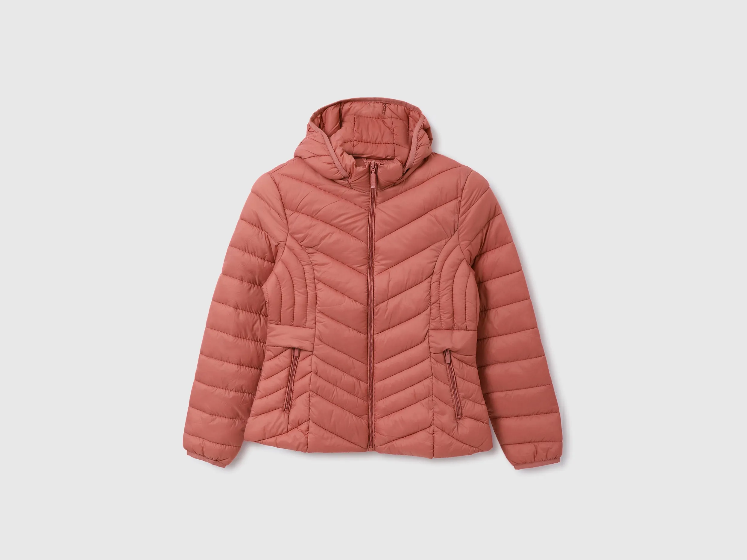 Women Quilted Hooded Neck Jacket