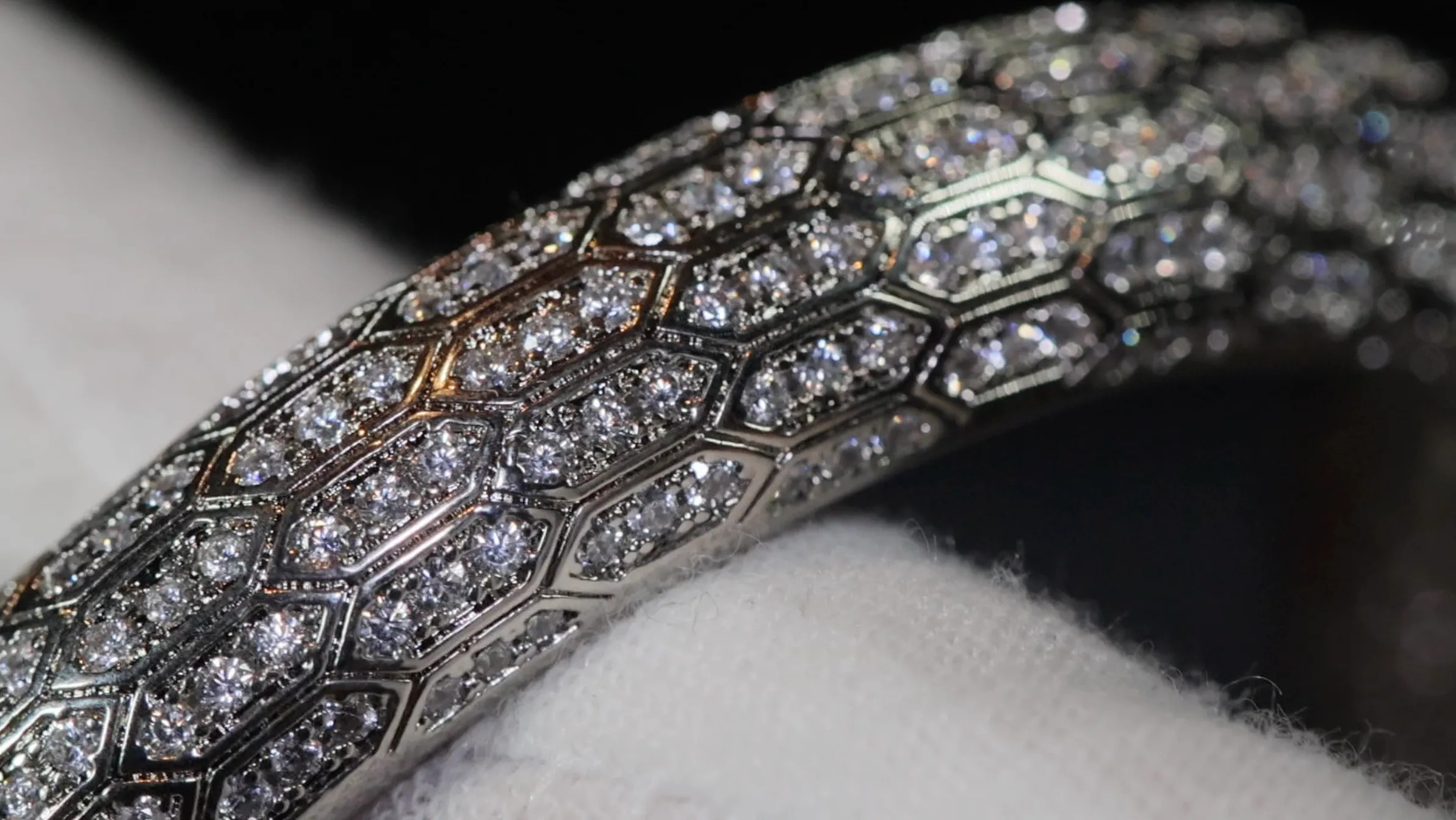 Womens Bracelet | Diamond Snake Bracelet | Diamond Bracelet for Women