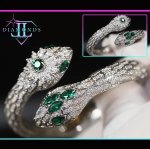 Womens Bracelet | Diamond Snake Bracelet | Diamond Bracelet for Women