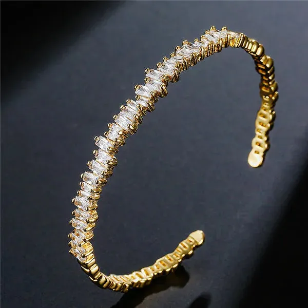 Women's Cubic Zirconia Cuff Bracelets