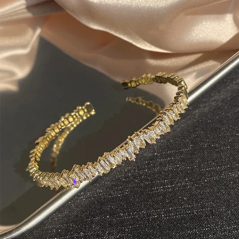 Women's Cubic Zirconia Cuff Bracelets