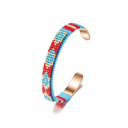 Woven Beaded Cuff