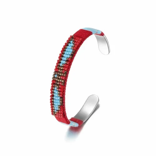 Woven Beaded Cuff