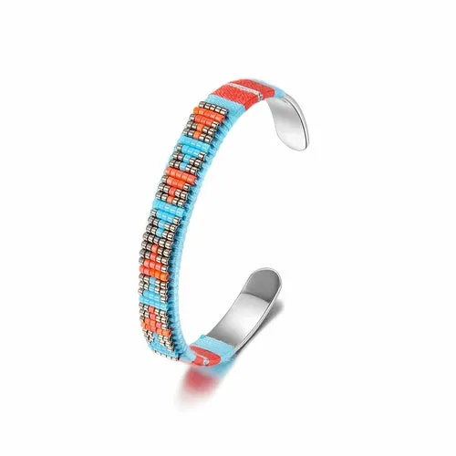 Woven Beaded Cuff