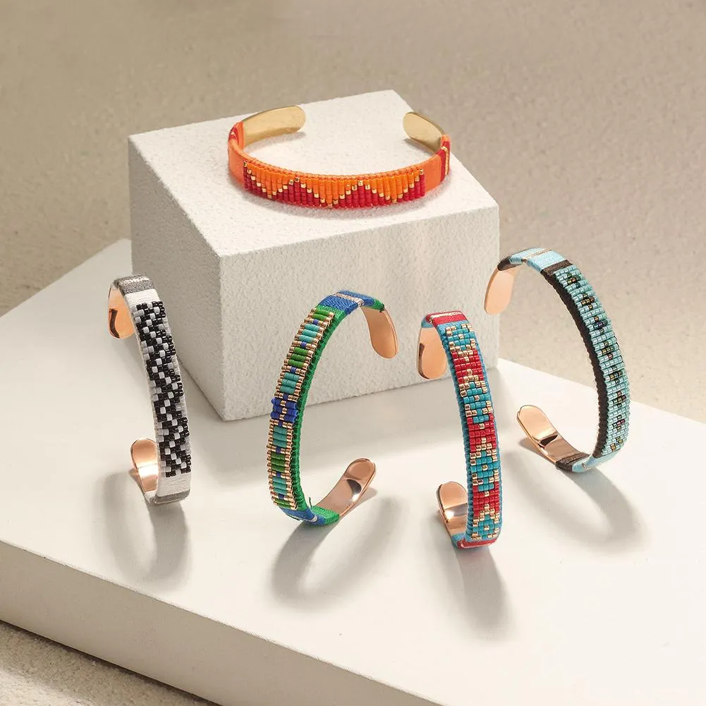 Woven Beaded Cuff