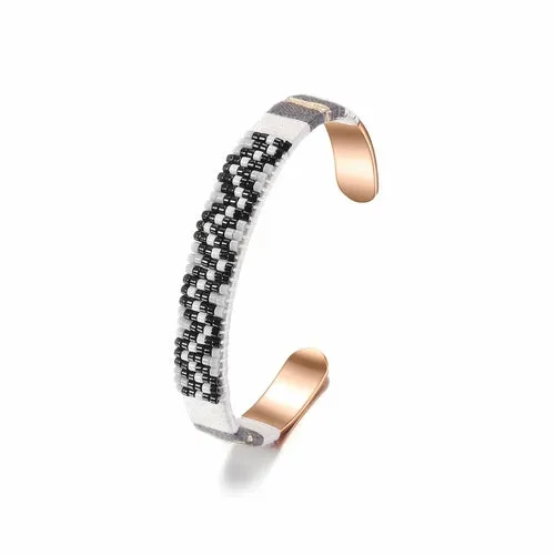 Woven Beaded Cuff