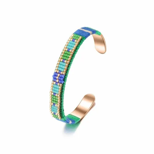 Woven Beaded Cuff