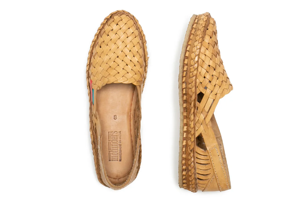 Woven Flat in Honey   Stripes by Mohinders