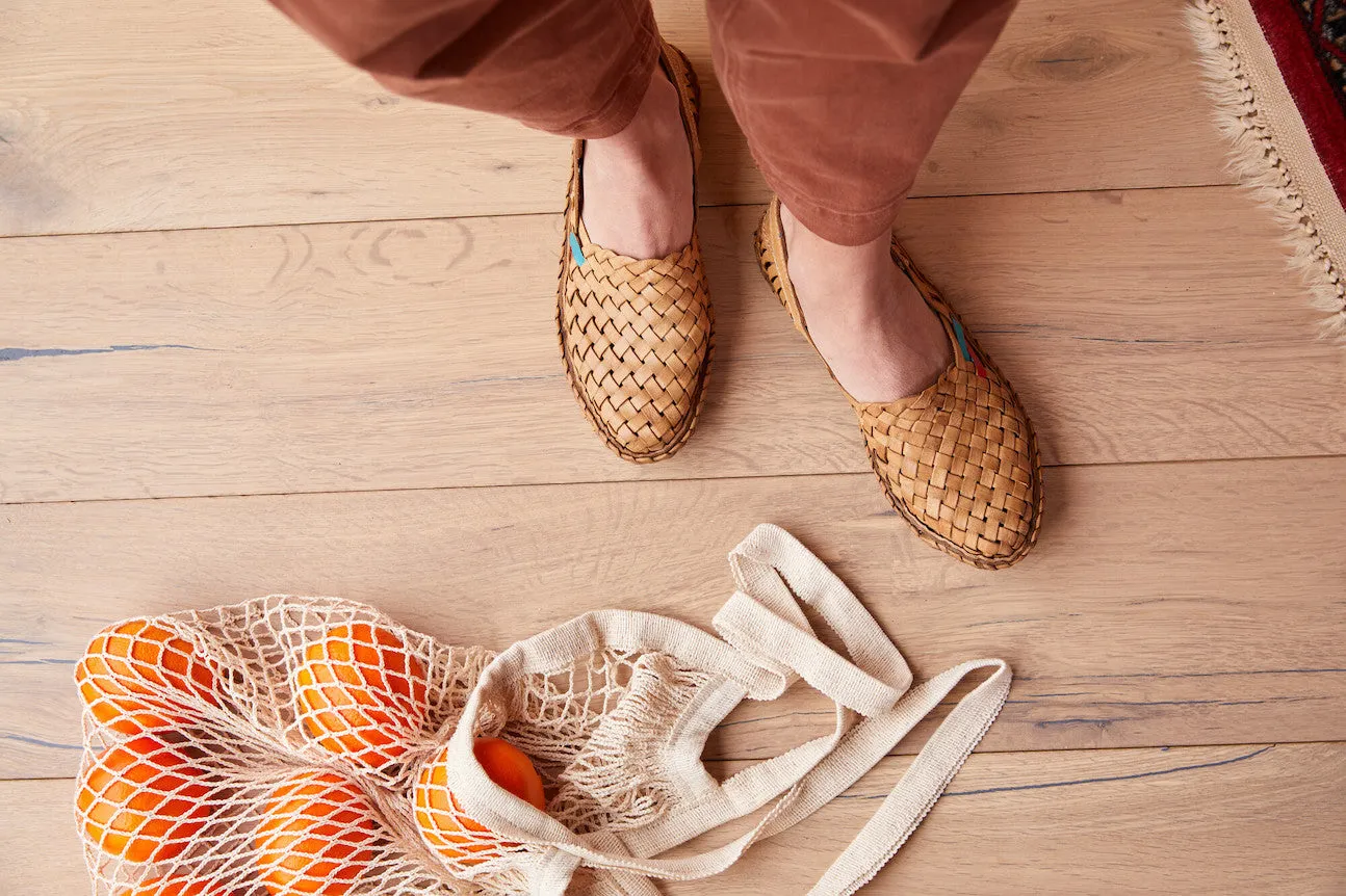 Woven Flat in Honey   Stripes by Mohinders