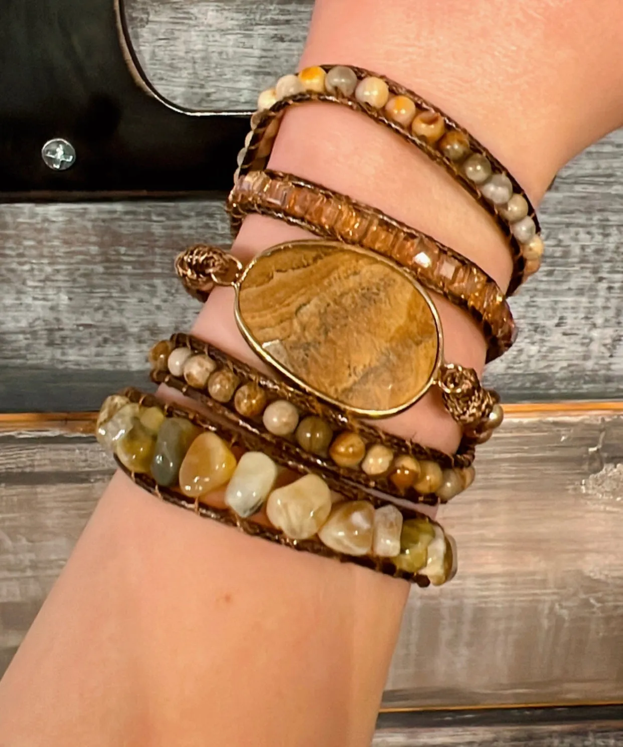 Wrap Stone Bracelet- More Colors