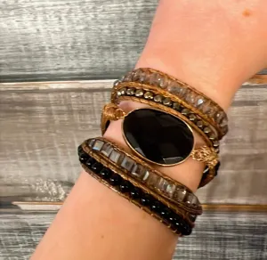 Wrap Stone Bracelet- More Colors