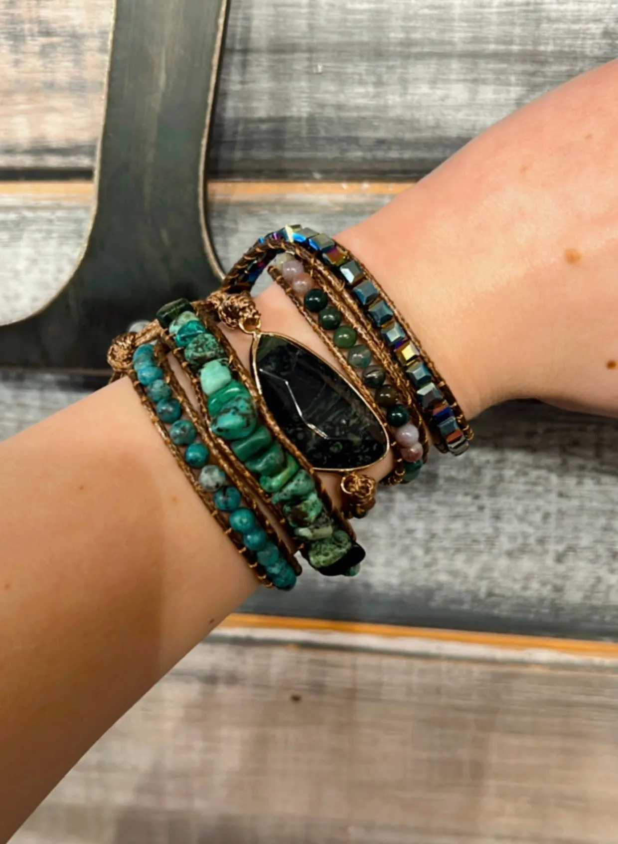 Wrap Stone Bracelet- More Colors