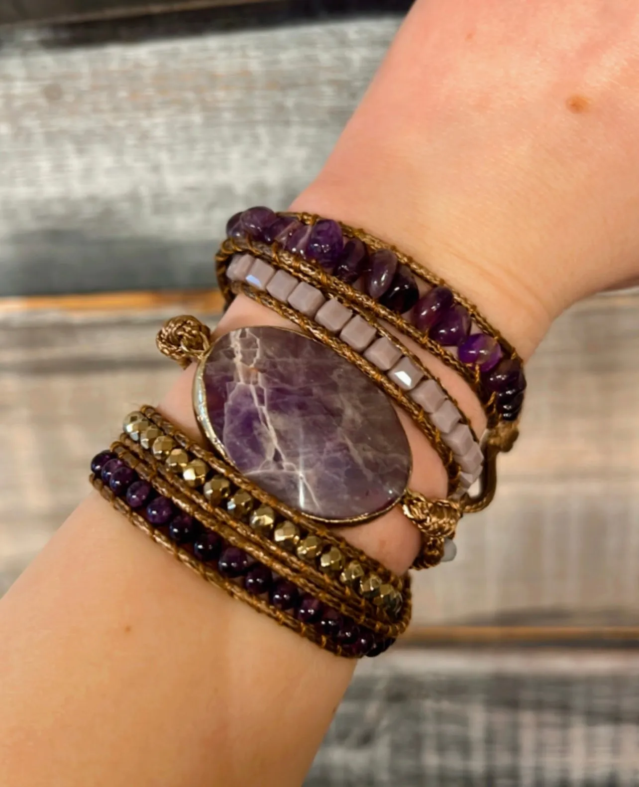 Wrap Stone Bracelet- More Colors