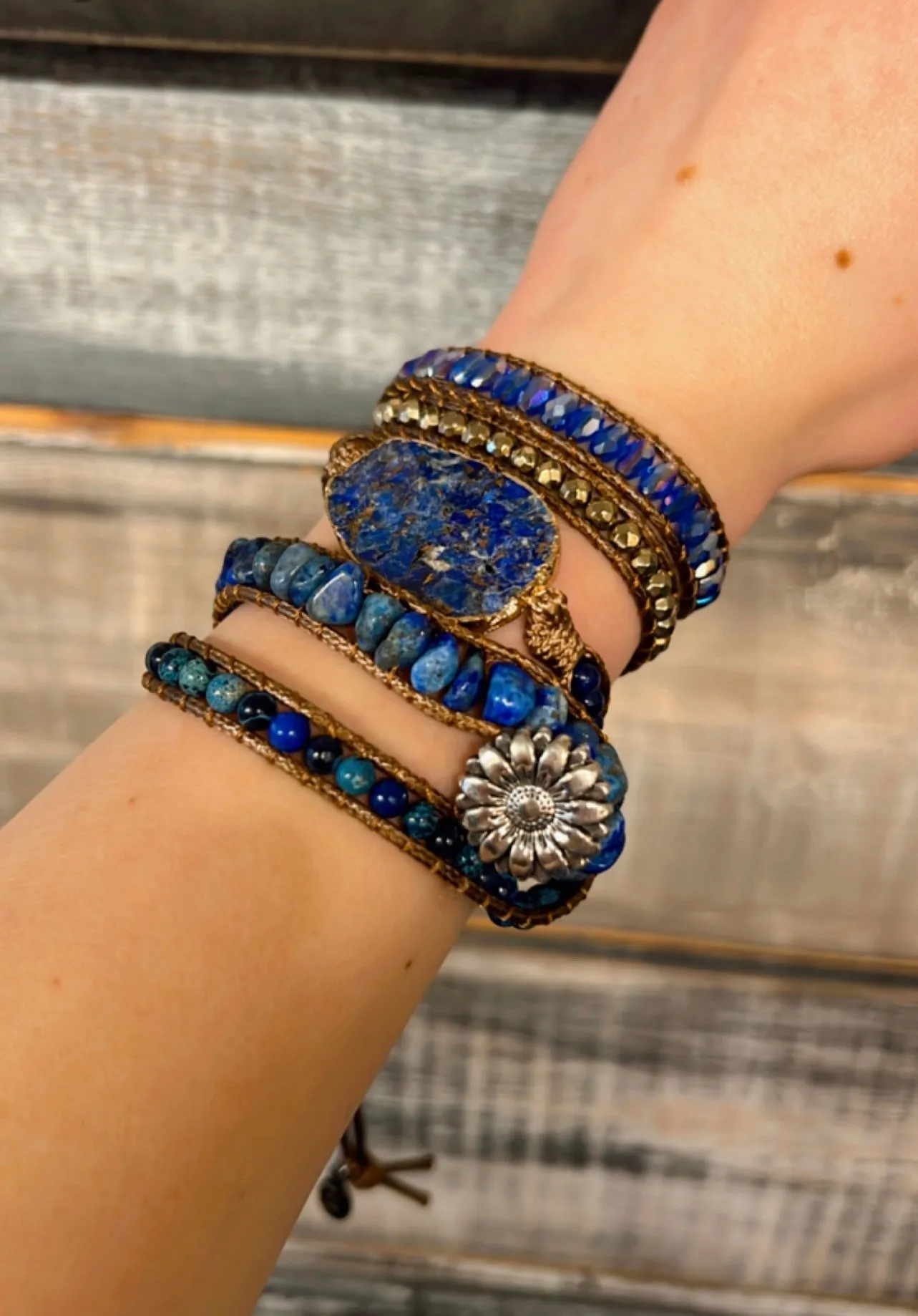 Wrap Stone Bracelet- More Colors