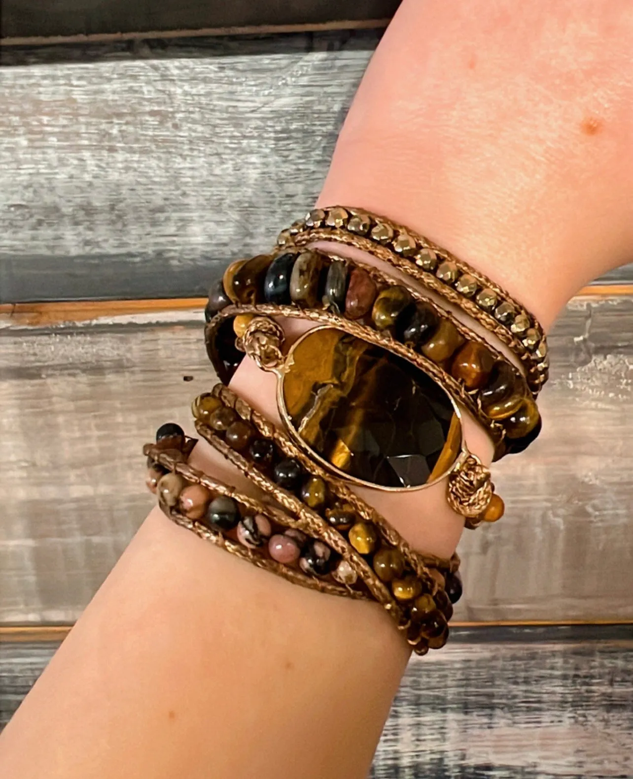 Wrap Stone Bracelet- More Colors
