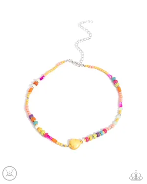 Y2K Energy - Yellow (Heart) Necklace