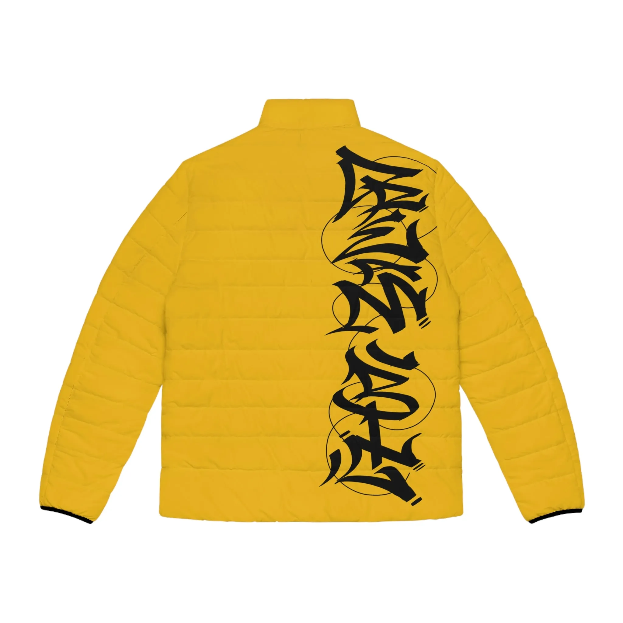 Yellow Graffiti SPDB Men's Puffer