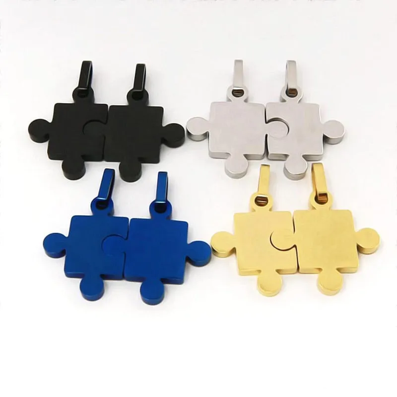 You're My Missing Puzzle Piece Couple Necklaces
